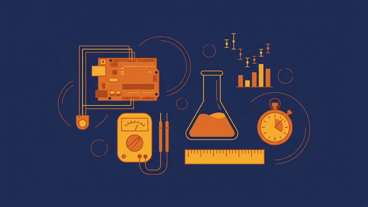 Expérience TIPE : carte Arduino, capteurs, multimètre et mesures avec incertitudes